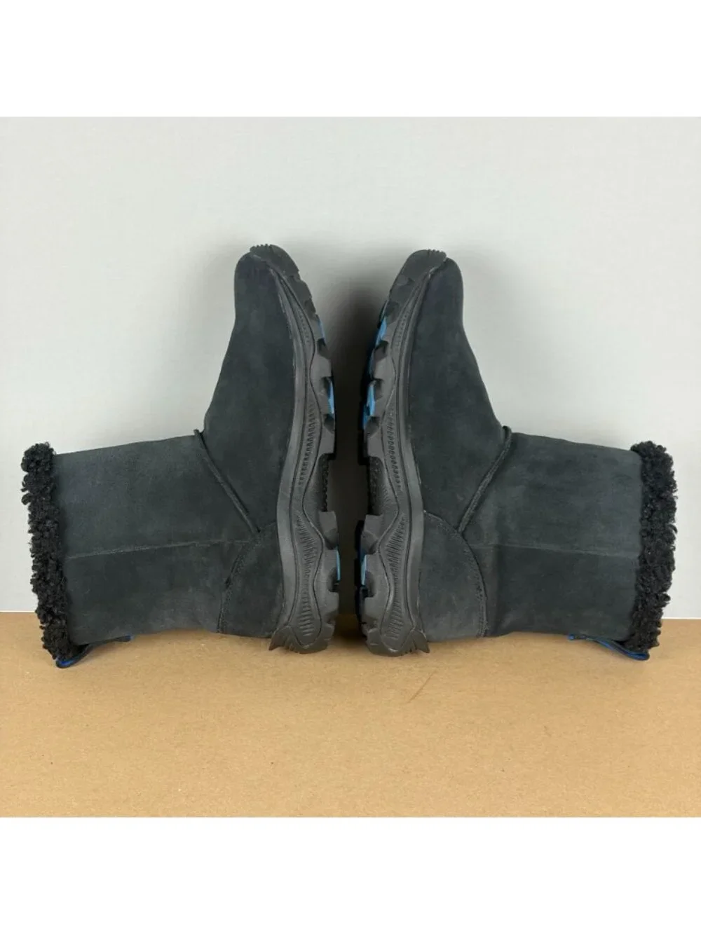 Merrell Icepack 2 Faux Fur Lined Winter Boots Womens 9 Black Side Zip Warm